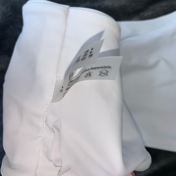 SMALL White one shoulder strap bikini from ZAFUL - Picture 3 of 4